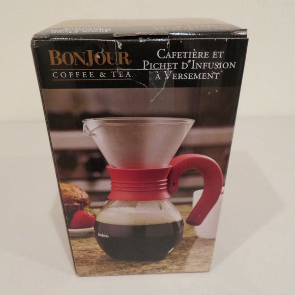 BonJour Kitchen Bonjour Coffee Tea Pour Over Brewer And Pitcher